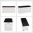 75gal 280L Black&white Outdoor Garden Storage Deck Box - Lockable Seat, Wheeled, Polypropylene Resin