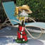 On Par Golf Bag Sculptural Glass Side Table