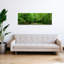 Road Through a Forest near Kassel Germany 1 Piece Wrapped Canvas Panoramic Wall Art-405532234