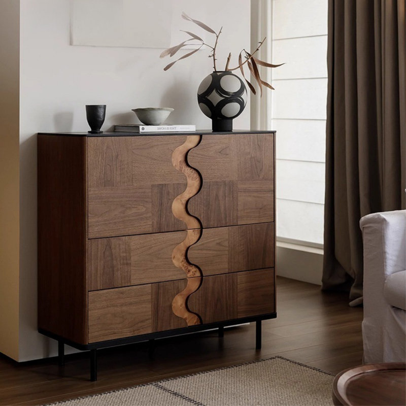 Buffet American Retro Parquet, Brun