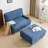 47" Upholstered Accent Chair With Ottoman,-134258948