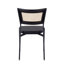 Chaise d'appoint Borrayo en noir