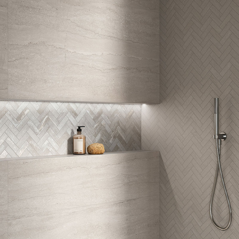 Tivoli 1X4 Herringbone Grey, Gray