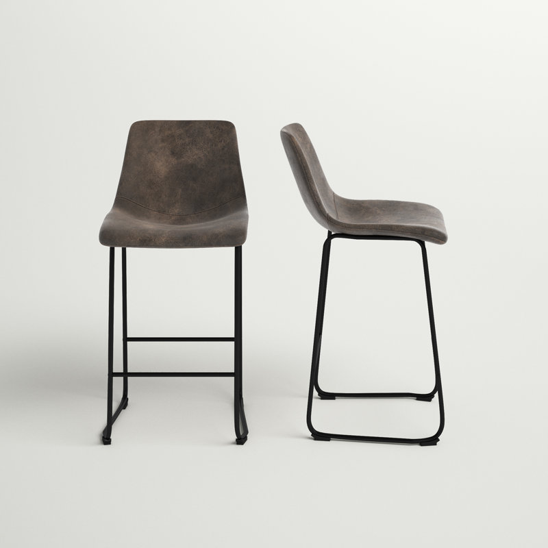 Tabouret de bar de 29 po Erika, Gris