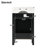 20.3'' Modern Bathroom Vanity With Ceramic Sink-1580215967