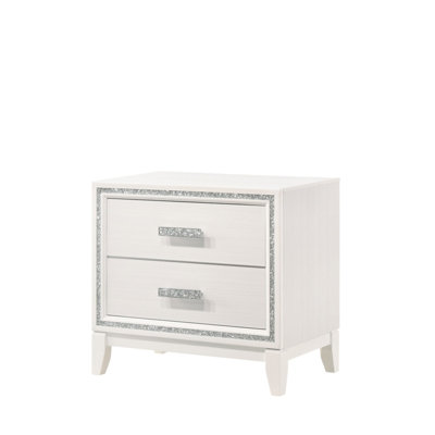 Haiden White Finish Nightstand