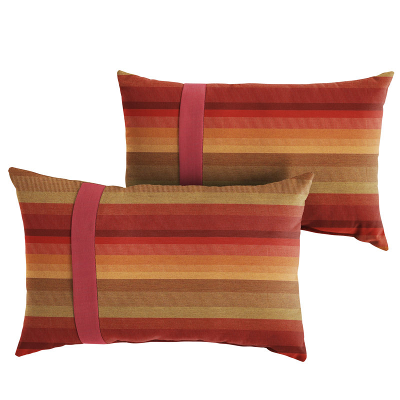 Coussin lombaire intérieur / extérieur Bracken, 12 po x 24 po