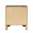 Grey 3-Drawer Nightstand