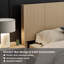 Tête de lit en bois pour grand lit, 64,4 /-2021442936
