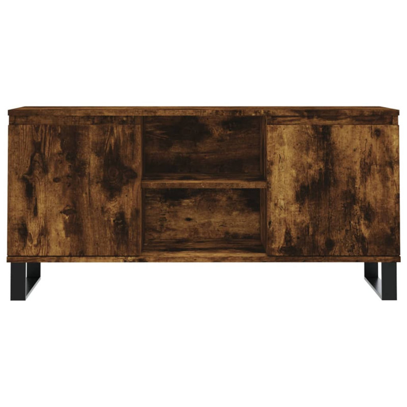 Meredi TV Stand for TVs up to 43", Smoked Oak