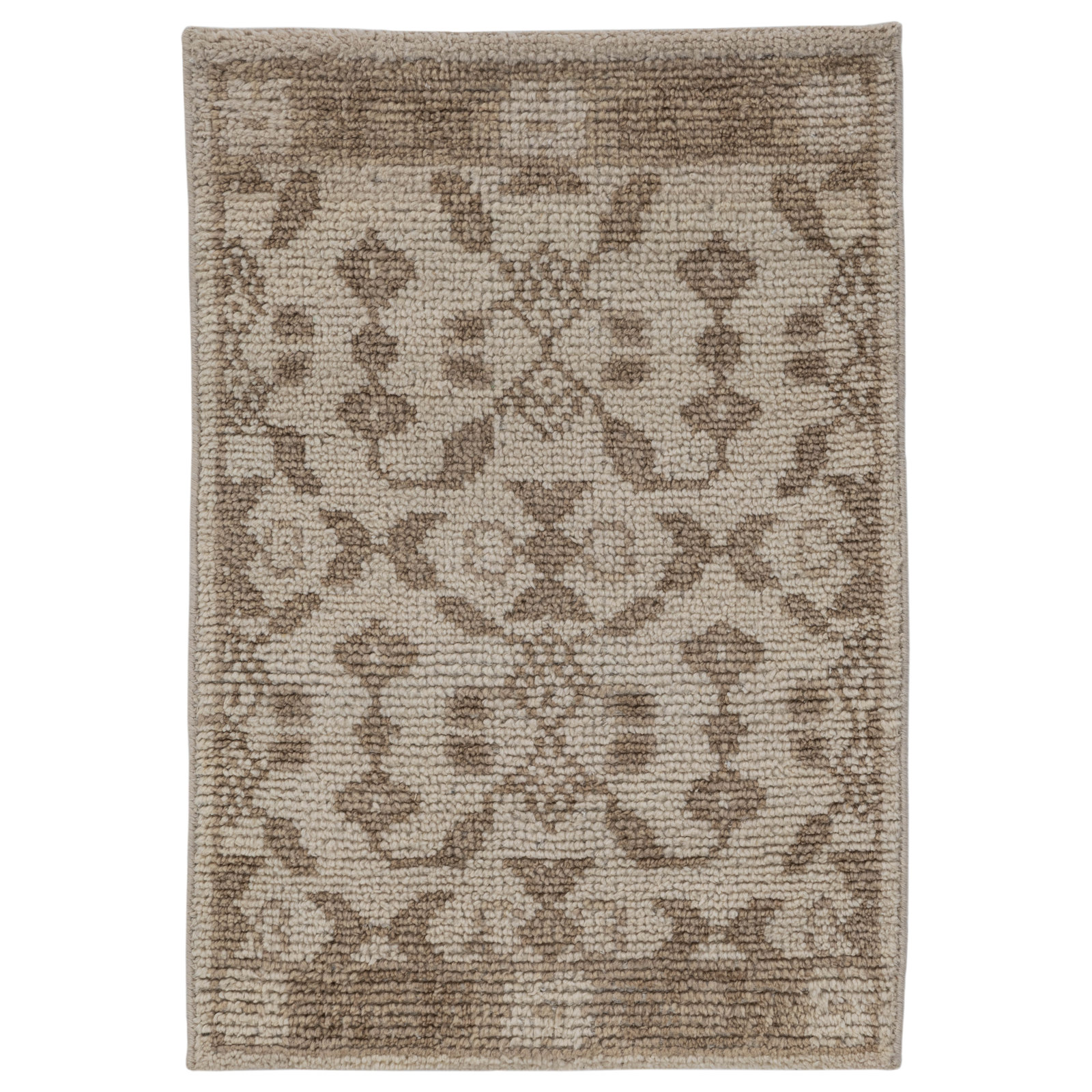 Vanna Hand-Knotted Oriental Wool Rug, Ivory, 7'9x9'9