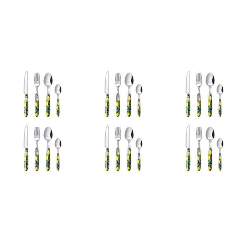 Excelsa set of 24 cutlery Boboli steel