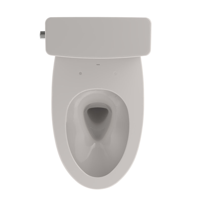 Drake® Dual-Flush Elongated Two-Piece Toilet, Colonial White, 12"
