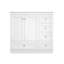 Meuble-lavabo autoportant de 72 po de style Shaker avec lavabo en céramique-1610041559