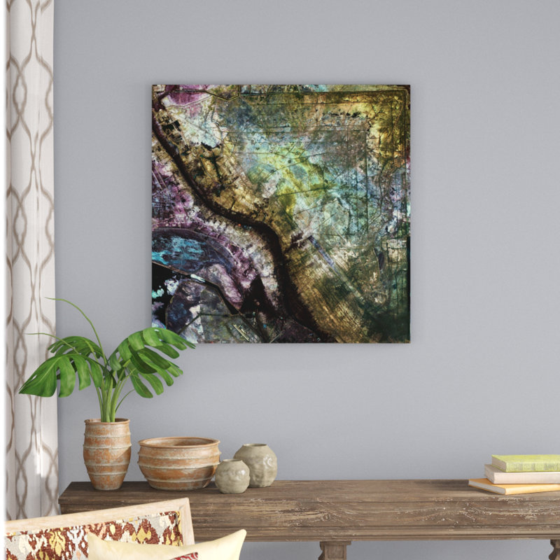 « iraquienne emplacement », impression sur toile tendue encadrée, H 37 po x l 37 po x P 1,5 po