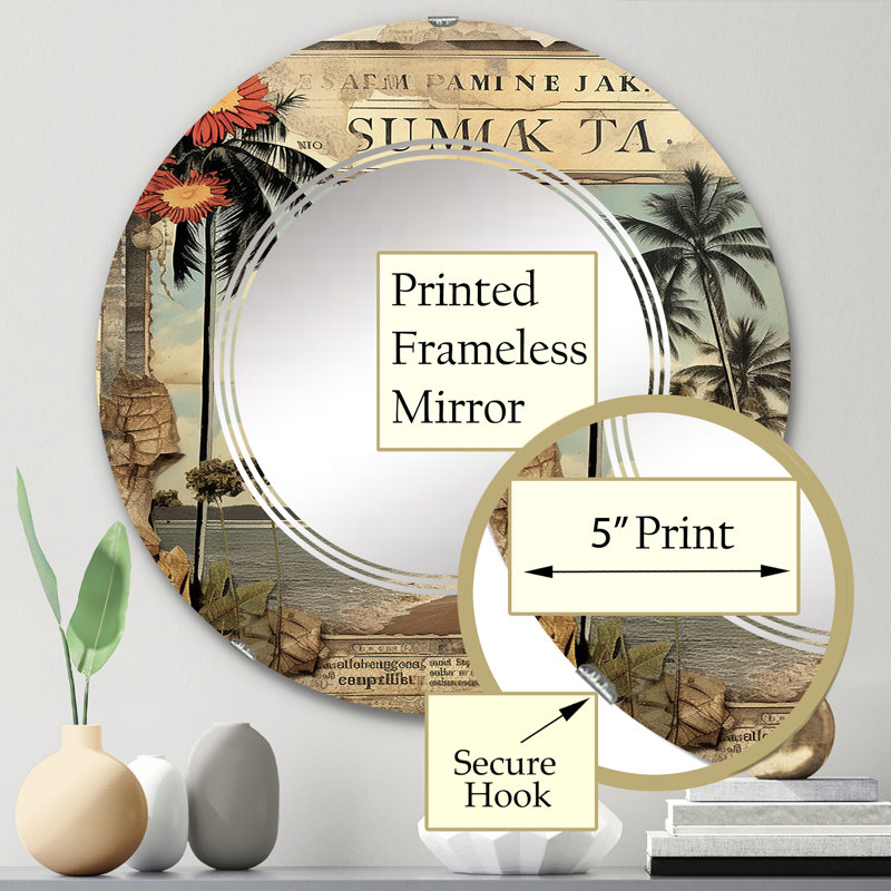 Miroir mural Naos, 24 po x 24 po