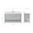 61'' Single Bathroom Vanity with White Quartz Top-124915933-59693552