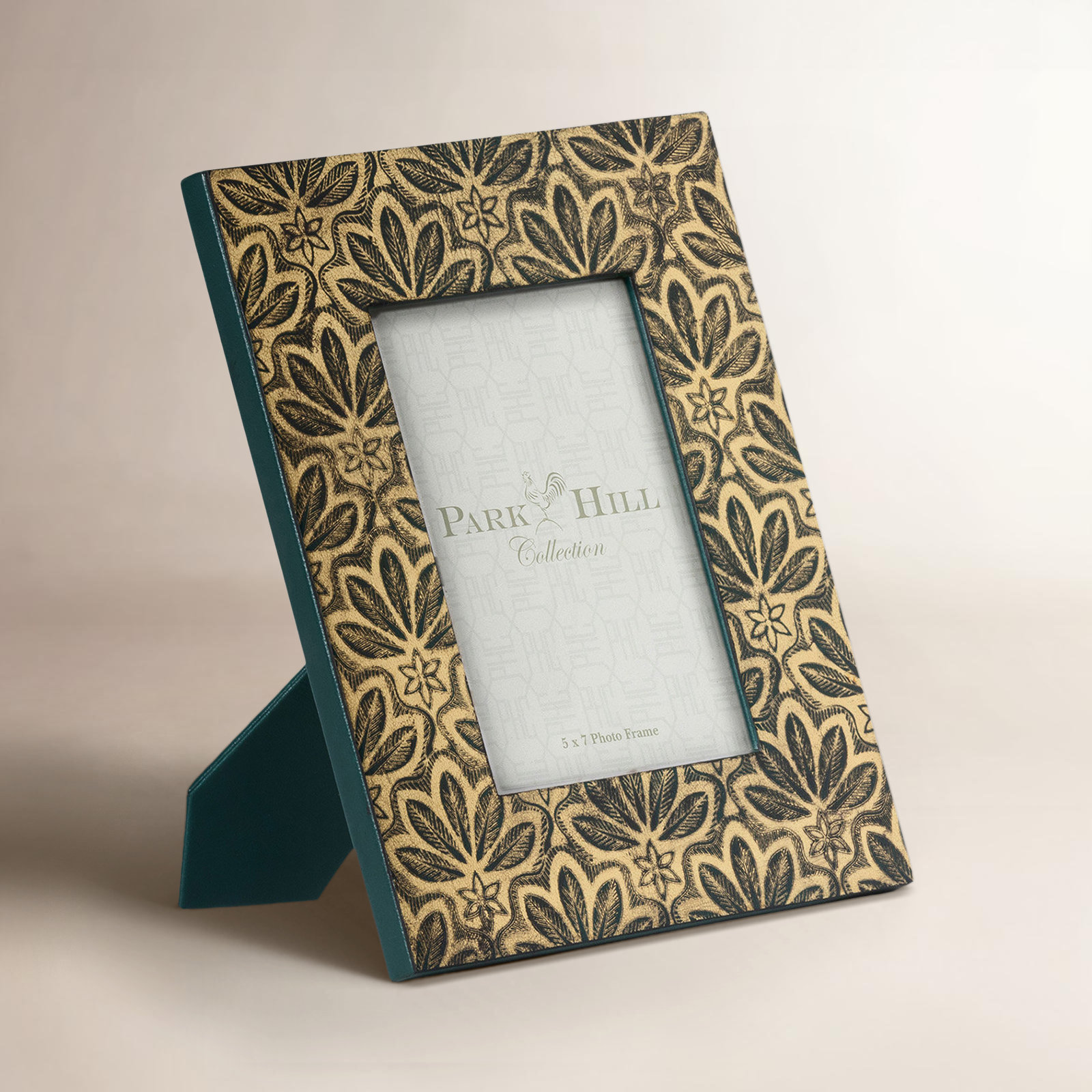 Lila Leather Embossed Picture Frame