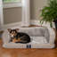 Lit orthopédique matelassé pour chat et chien Serta, gris, très grand-120617111-42712906