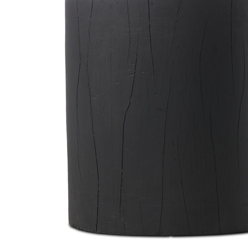 Layo End Table-Black Resin
