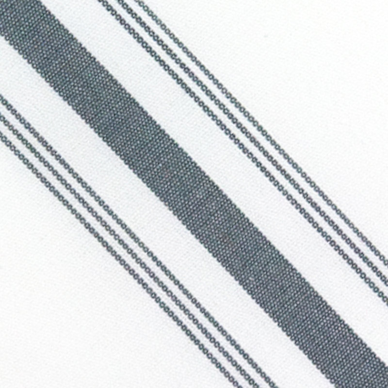 Polyester Striped Rectangle Napkin, Gray