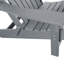 Chaise Adirondack pliante en plastique Henninger-167264768