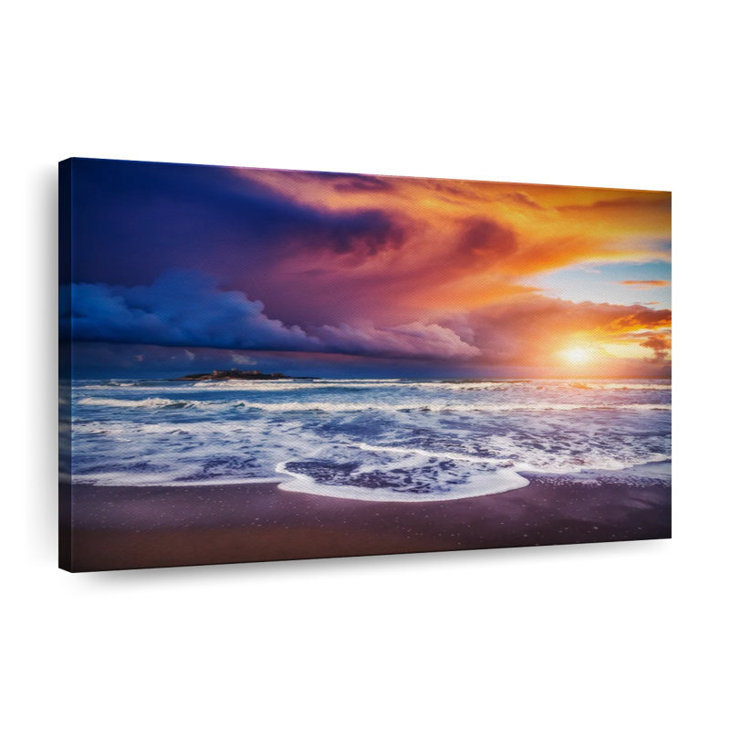 «Heaven At Sunset», reproduction sur toile, H 34 po x l 51 po x P 1,25 po