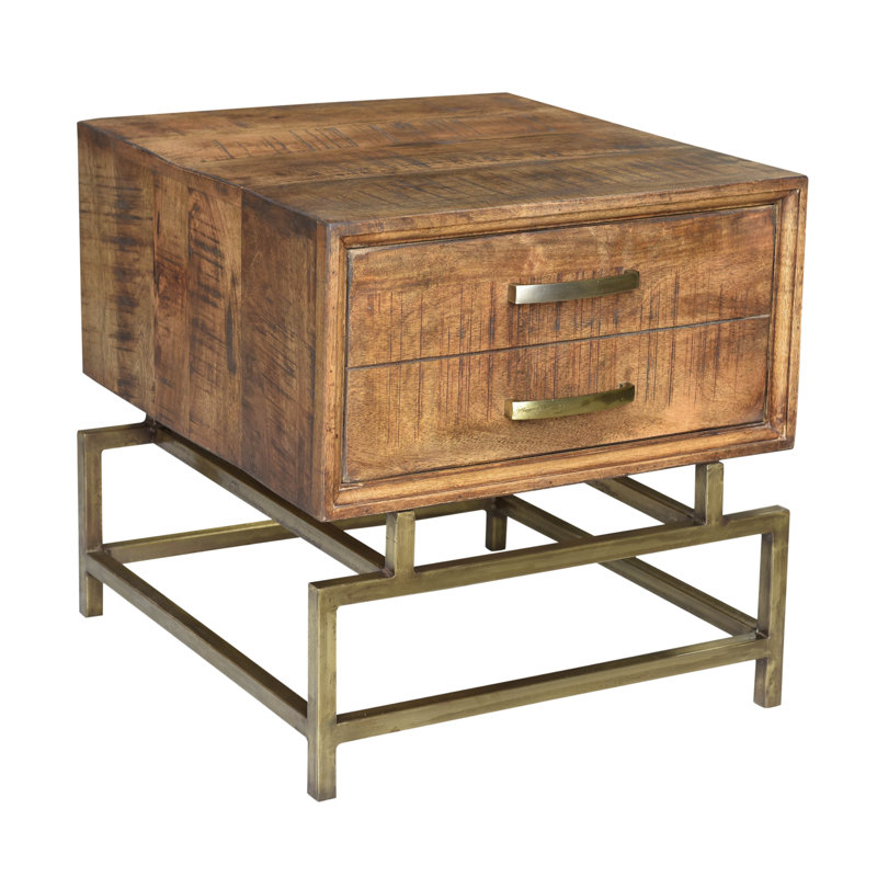 Table de bout avec rangement Jeb