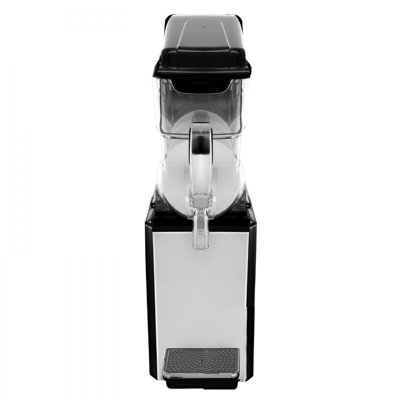 110V Slushy Machine 10L  Frozen Drink Maker 600W Automatic Clean Day and Night Modes for Supermarkets Cafes Restaurants Snack Bars Commercial Use