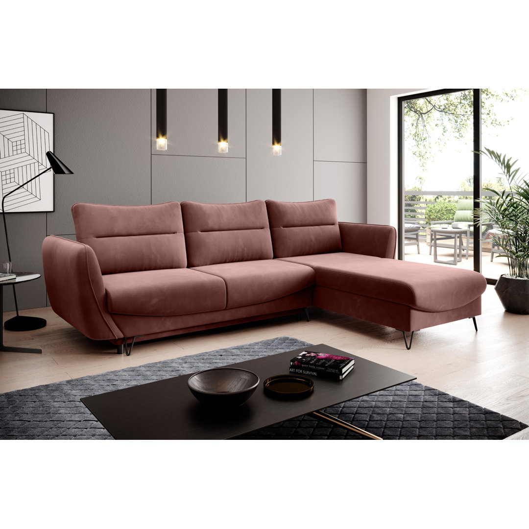 Ecksofa Stotesbury mit Bettfunktion