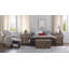 Structure de lit plateforme ClickDecor Evans avec tête de lit en métal noir mat, profil bas, conception moderne, support de lattes en bois, sans sommier-671133984