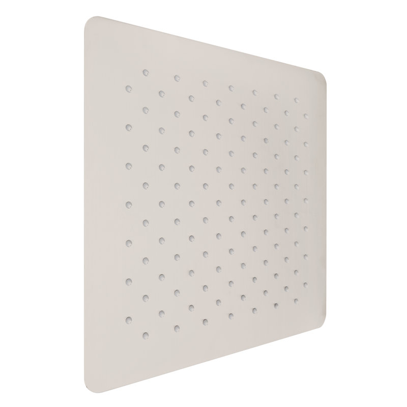 Rain Fixed Shower Head, Brushed Nickel