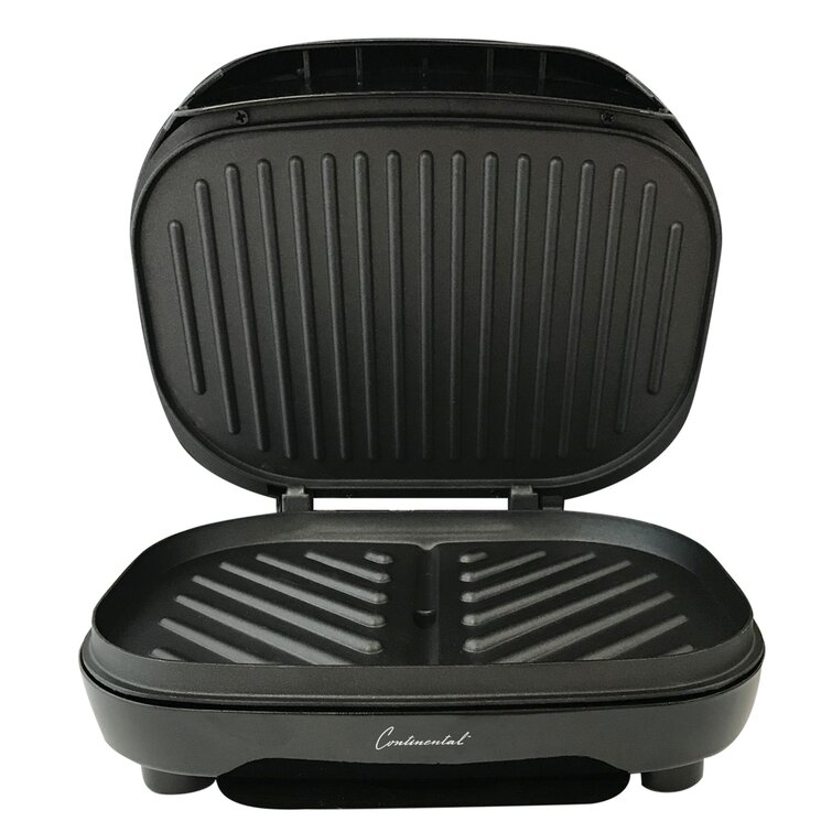 Sandwich Maker, 2-Serve, Non-Stick, Black - Continental