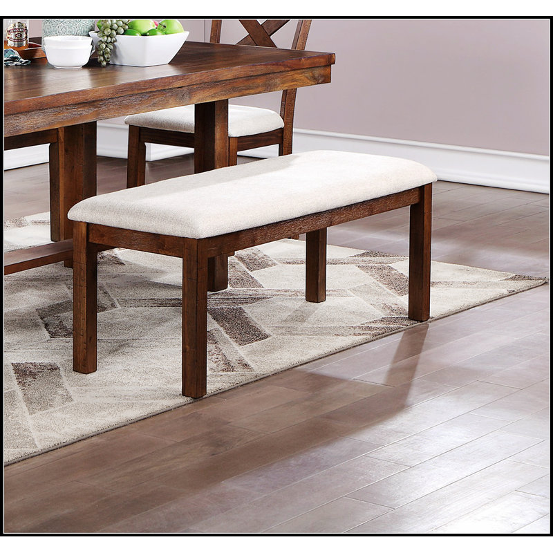 1pc Bench Only Natural  Finish Solid wood Contemporary Style Kitchen Dining Room Furniture Seating