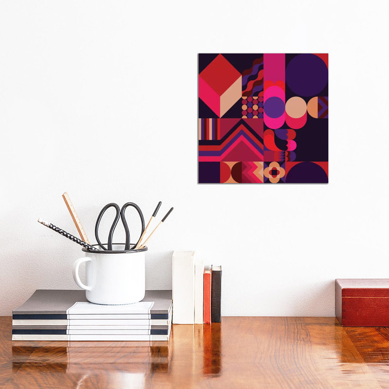 Purple Haze by Greg Mably - Wrapped Canvas Print, 30.48 cm H x 30.48 cm W