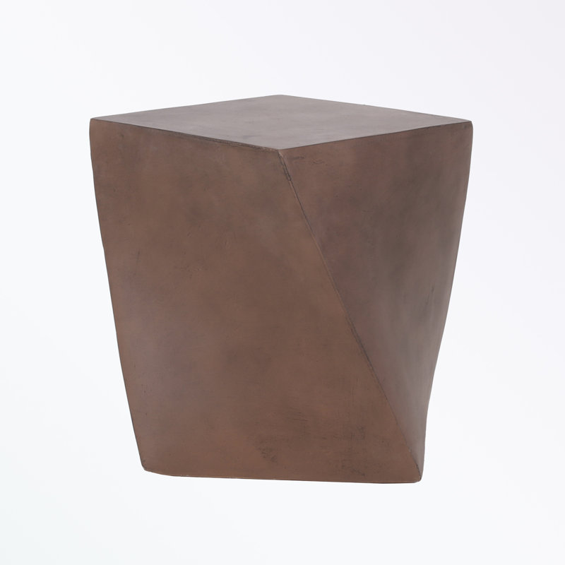 Outdoor square shape Concrete Side Table