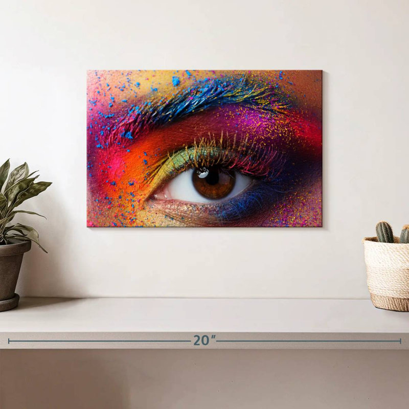 Shuttleworth Rainbow Eye Makeup, 8" H x 12" W