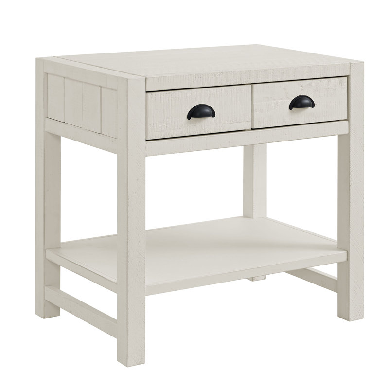 Table de chevet Arden, Blanc