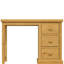Chunky Dressing Table with Mirror