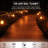 WBM Smart Solar Lights, LED Solar Torch Flickering Flame Lights