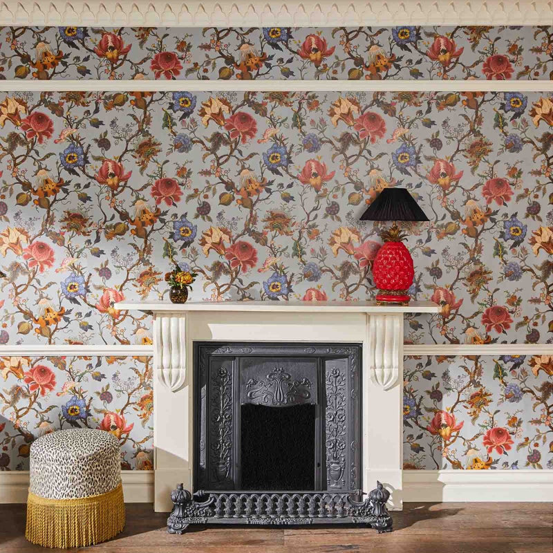 Artemis 9.84' L x 70.8" W Wallpaper Roll, Dove Gray