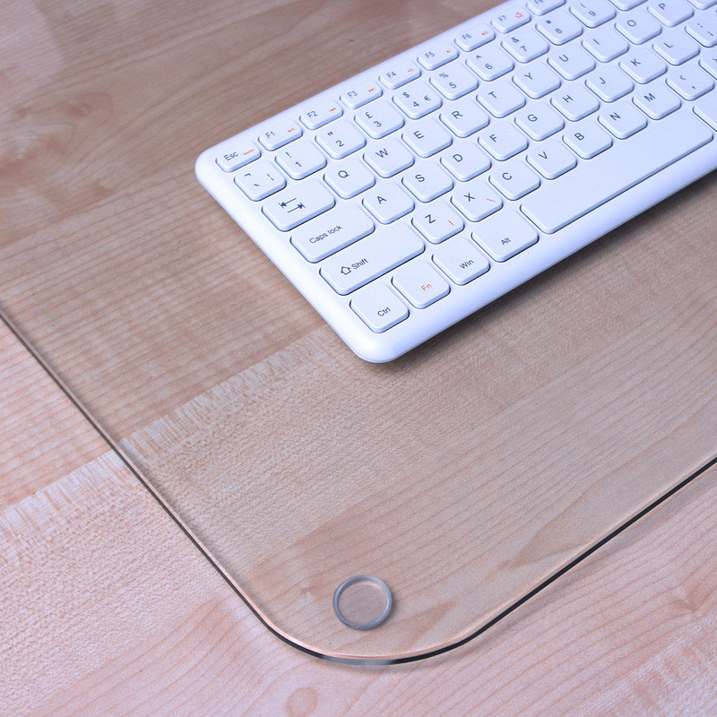 Floortex® Desktex® Glaciermat Glass Desk Mat , 48 x 61cm