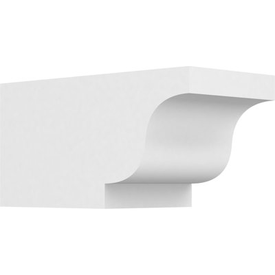 6"W x 6"H x 12"L Standard Newport Architectural Grade PVC Rafter Tail