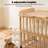 Solid Wood Baby Bassinets