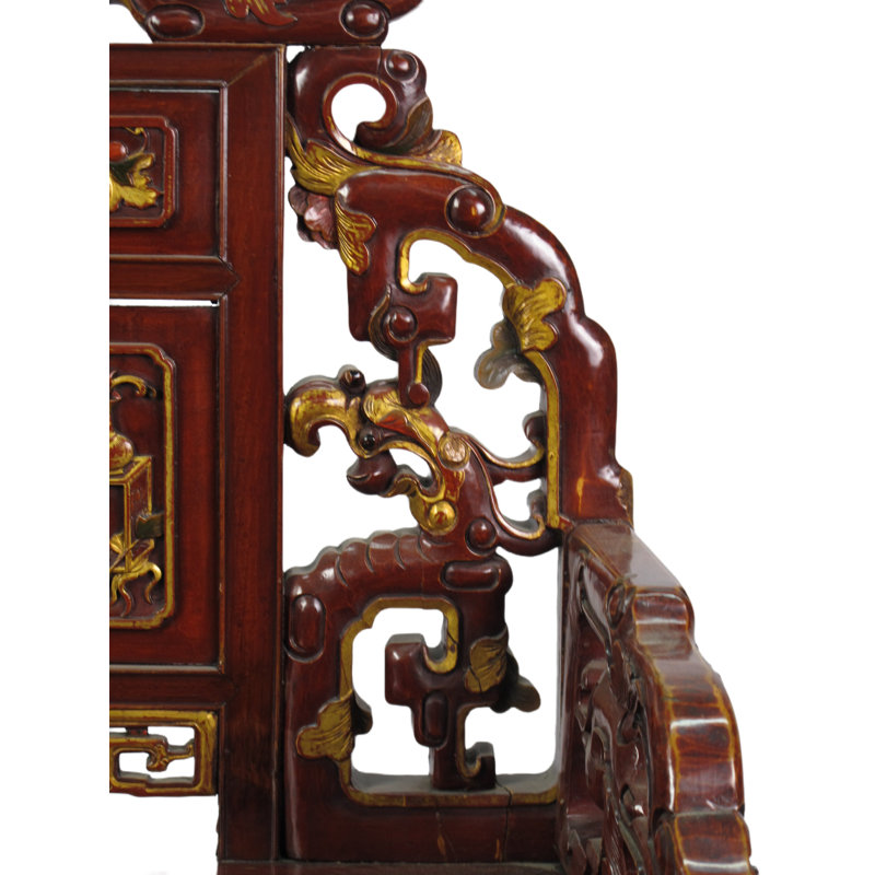 Asian Classic Solid Wood Arm Chair