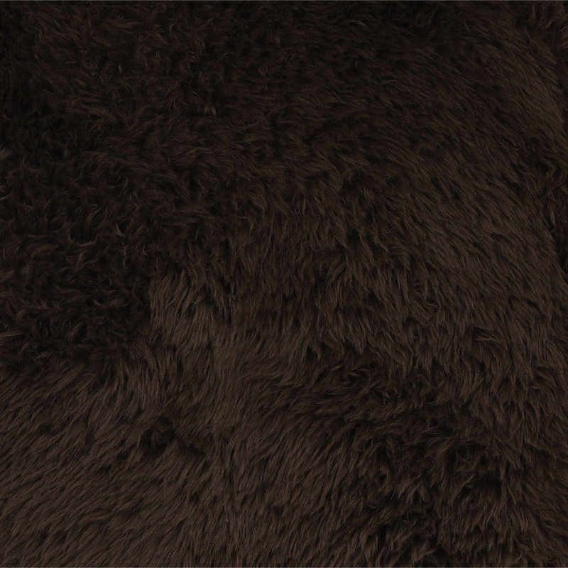 Johnson Faux Fur Occasional Chair, Sand, Brown
