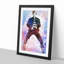 Elvis Presley The Jailhouse Rock in Abstract - Picture Frame Painting Print-55725541-55725544