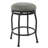 Nicki Swivel Upholstered Counter Stool with Metal Frame-8396199