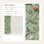 Papier peint floral avec oiseaux