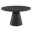 Ensemble de salle à manger Canal 5 pièces, hauteur standard, noir - Table et quatre chaises